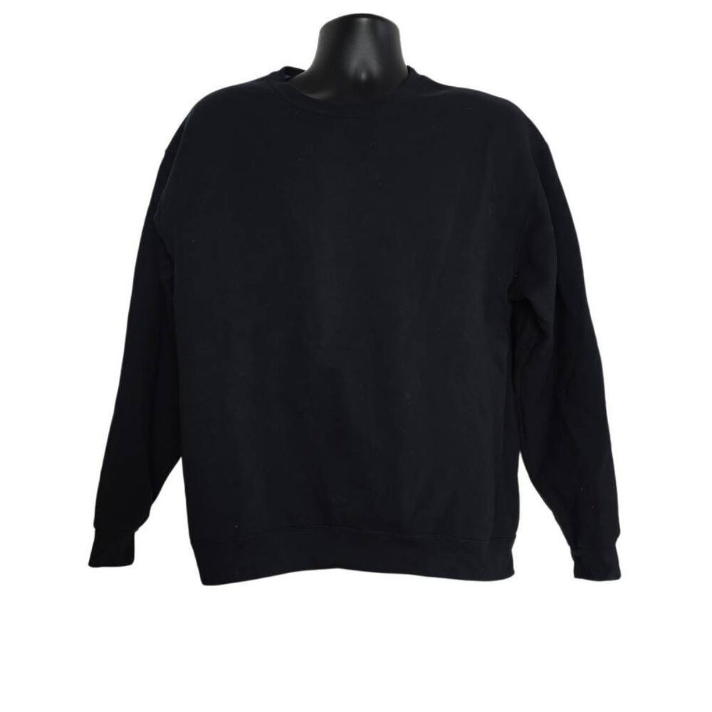 Fruit of the Loom Men's Size Large Black Long Sleeve Sweatshirt